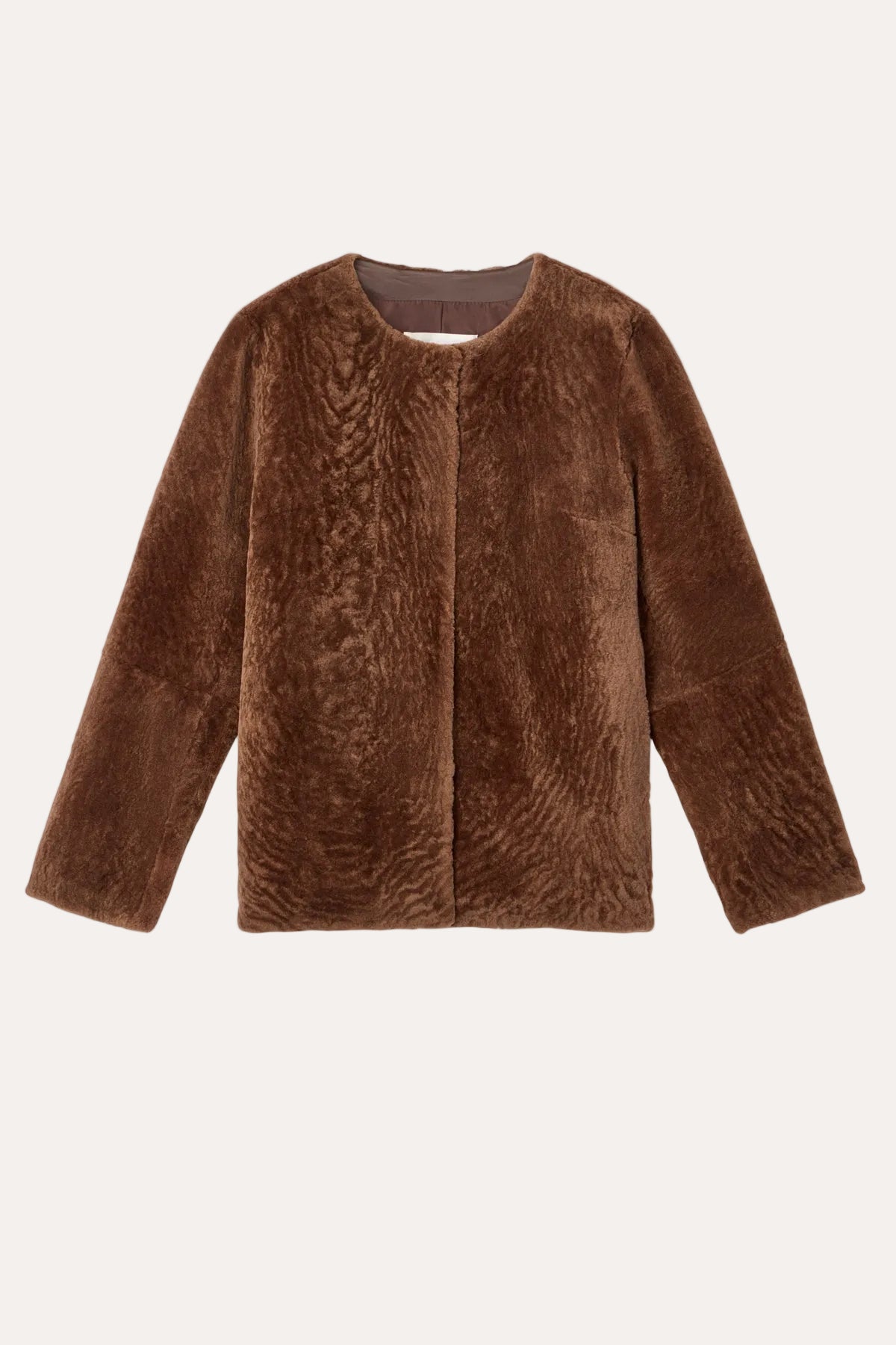 Como Shearling Jacket - Dark Caramel