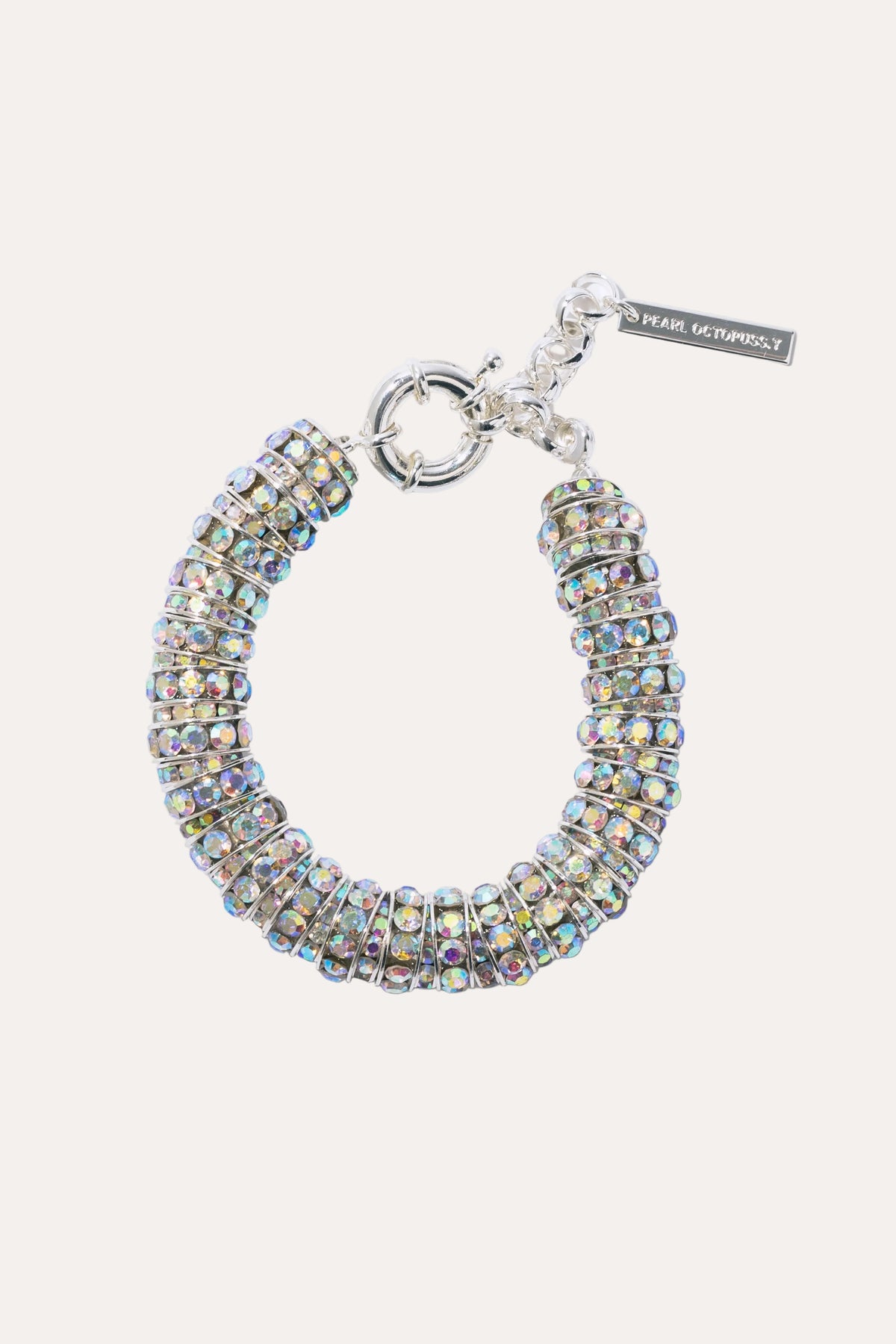 Fat Diamond Bracelet Silver
