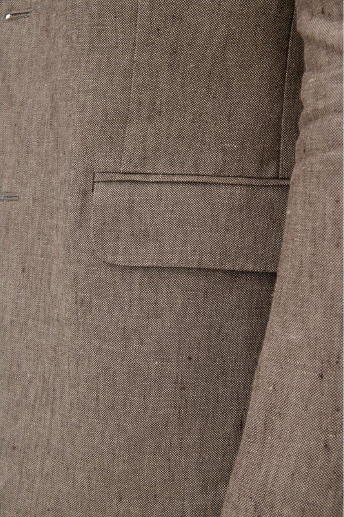 Ferry Regular Fit Soft Linen Blazer Dusk Brown