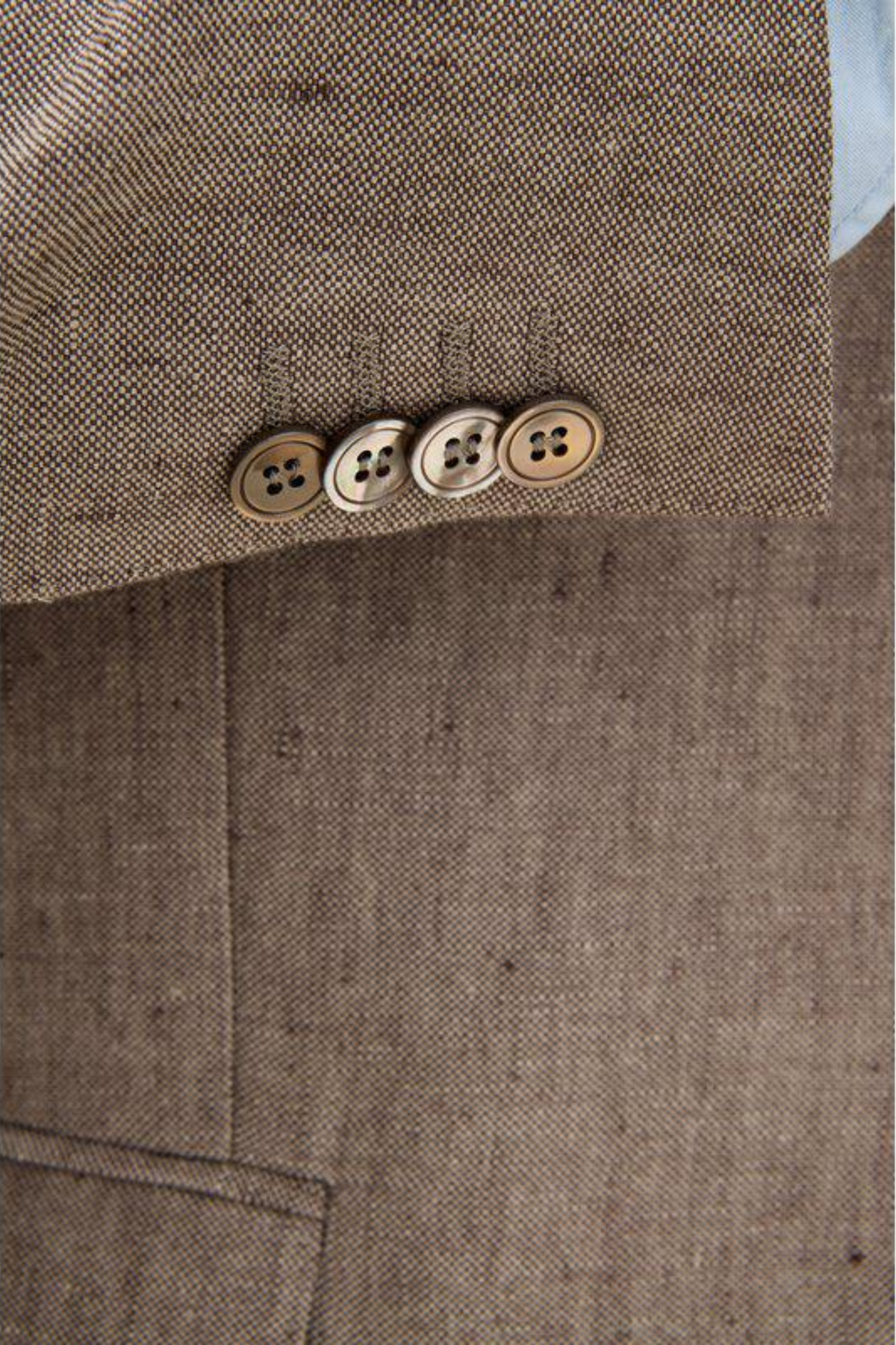 Ferry Regular Fit Soft Linen Blazer Dusk Brown