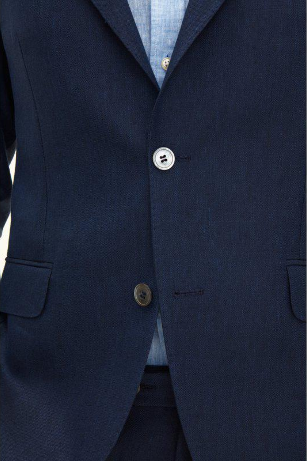 Ferry Regular Fit Soft Linen Blazer Navy