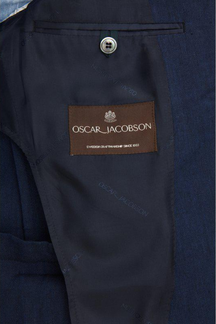 Ferry Regular Fit Soft Linen Blazer Navy