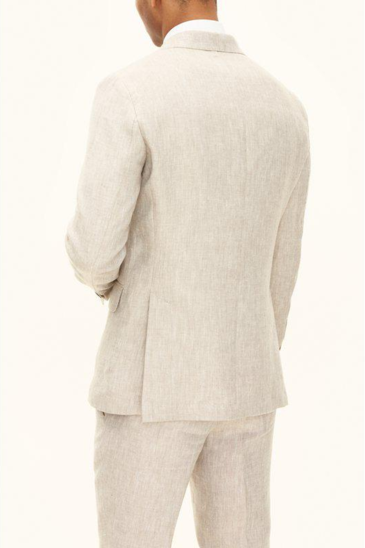 Ferry Regular Fit Soft Linen Blazer Trench Beige