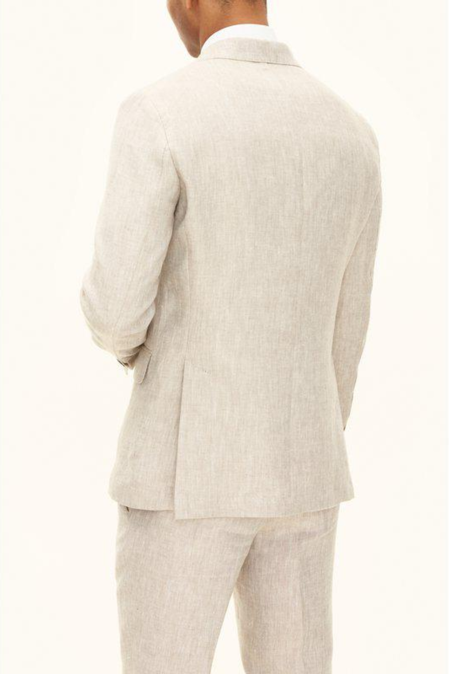 Ferry Regular Fit Soft Linen Blazer Trench Beige