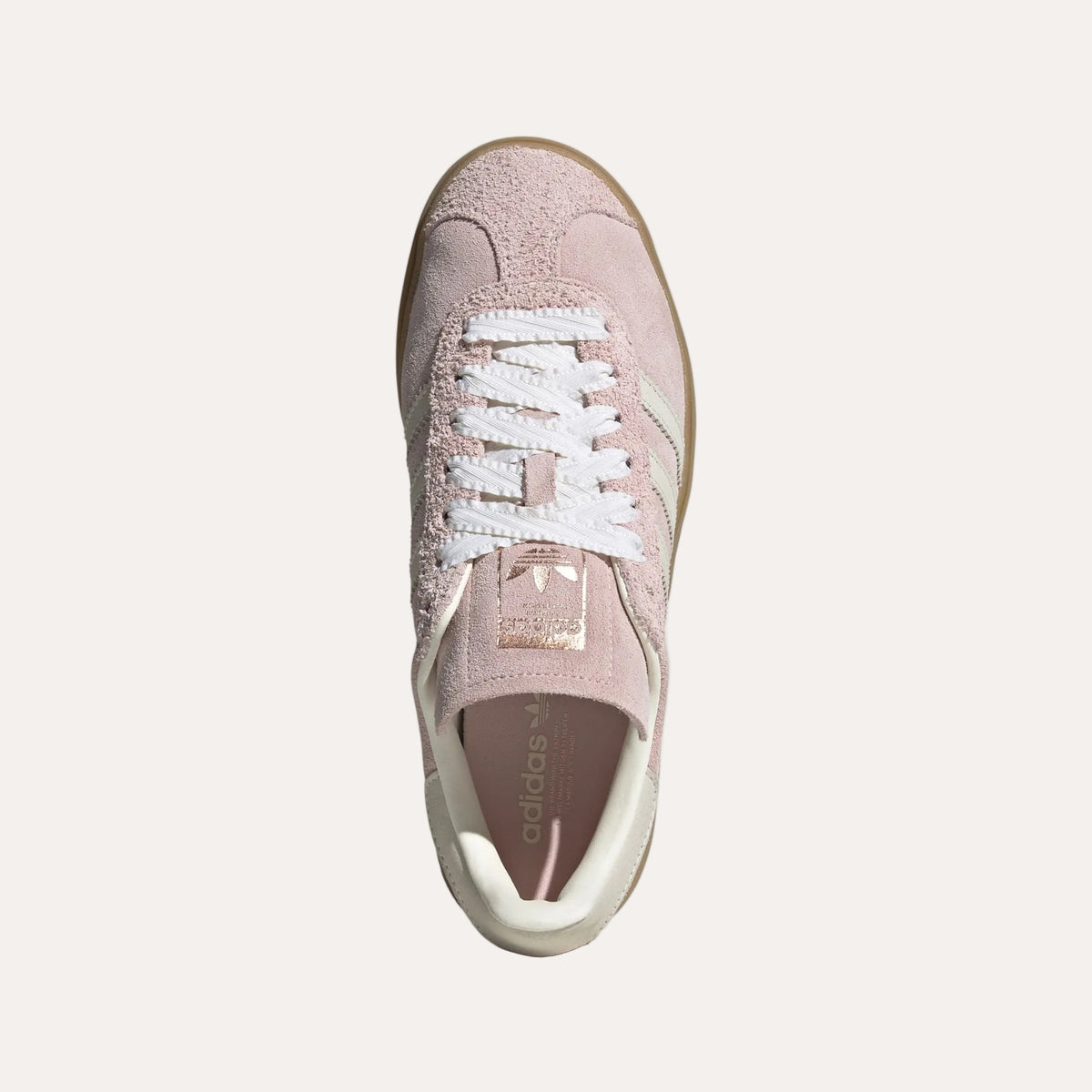 Adidas Gazelle Bold W - Sanpin/Owhite/Coppmt - ovenfra
