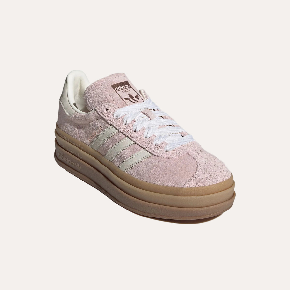 Adidas Gazelle Bold W - Sanpin/Owhite/Coppmt - vinklet visning