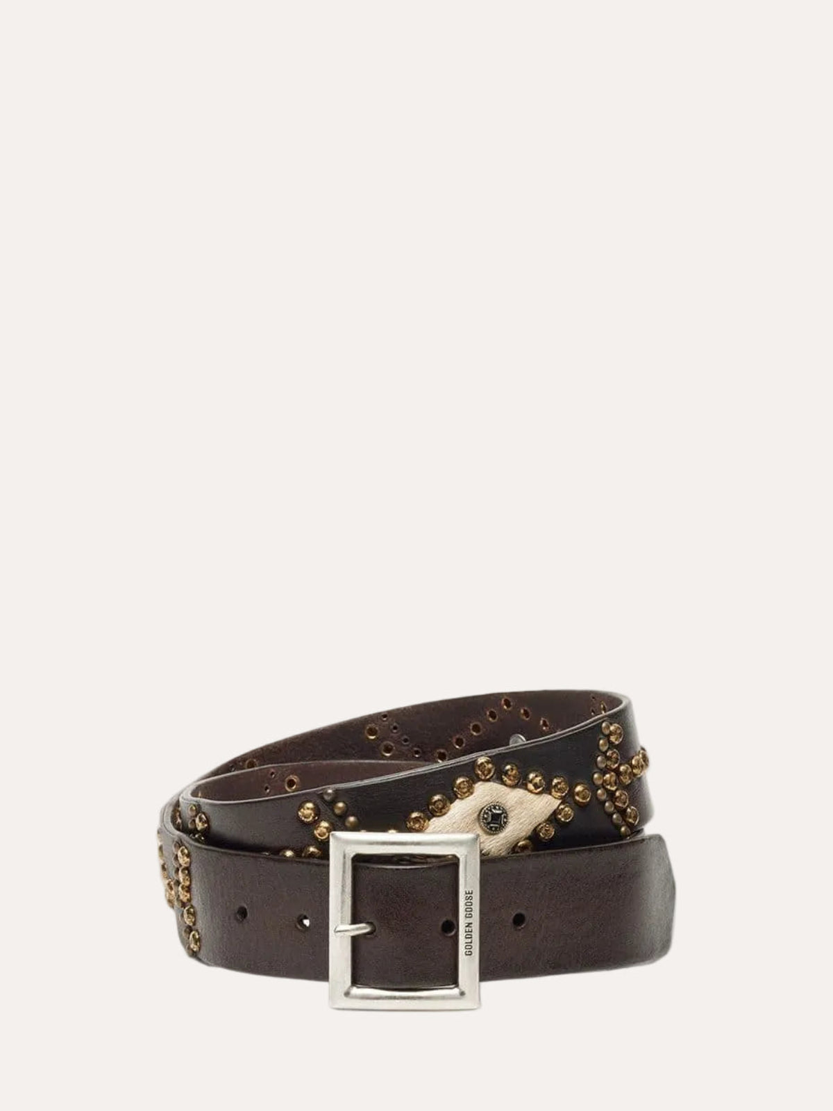 SierraI Washed Leather Belt Mahogany - packshot