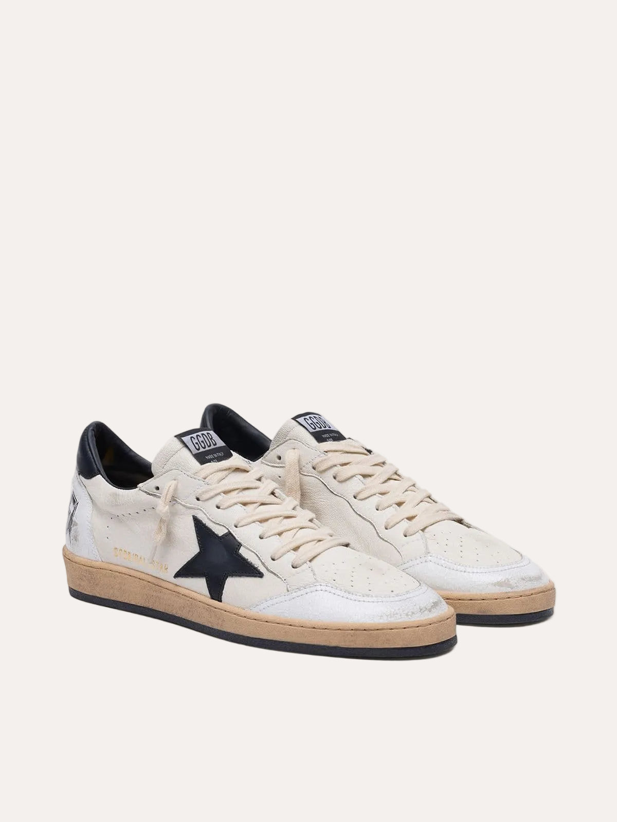 Golden Goose Ballstar Crack Toe White/Black - produktbilde