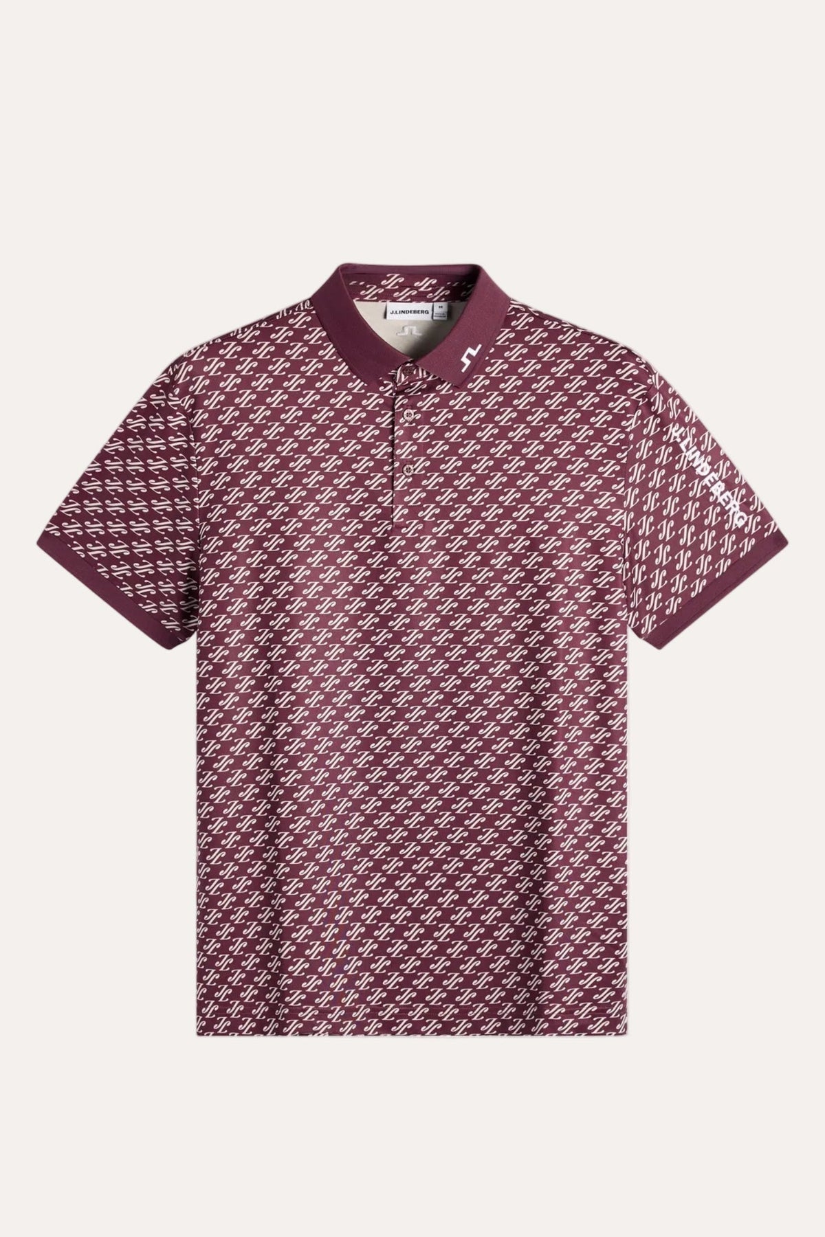 Tour Tech Print Polo Cardi Jacquard S Winetasting - packshot