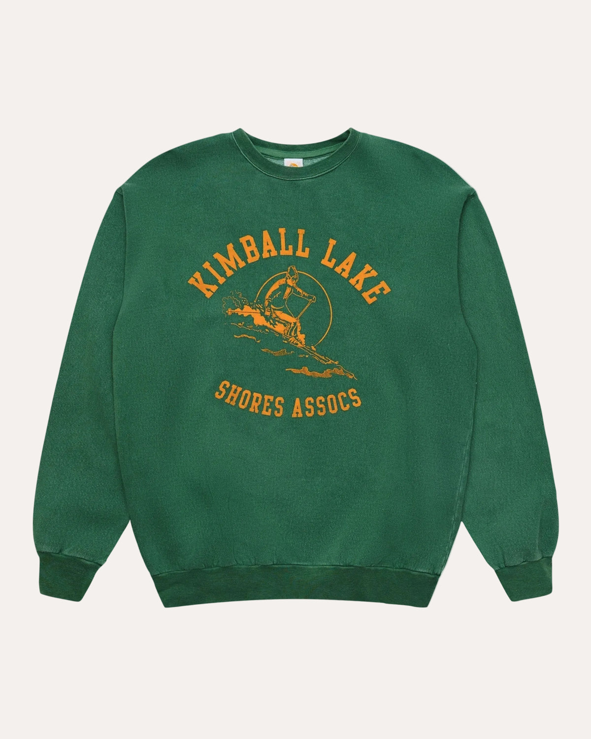 Kimball Set In Crewneck Old Dyed Green