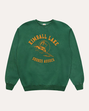 Kimball Set In Crewneck Old Dyed Green