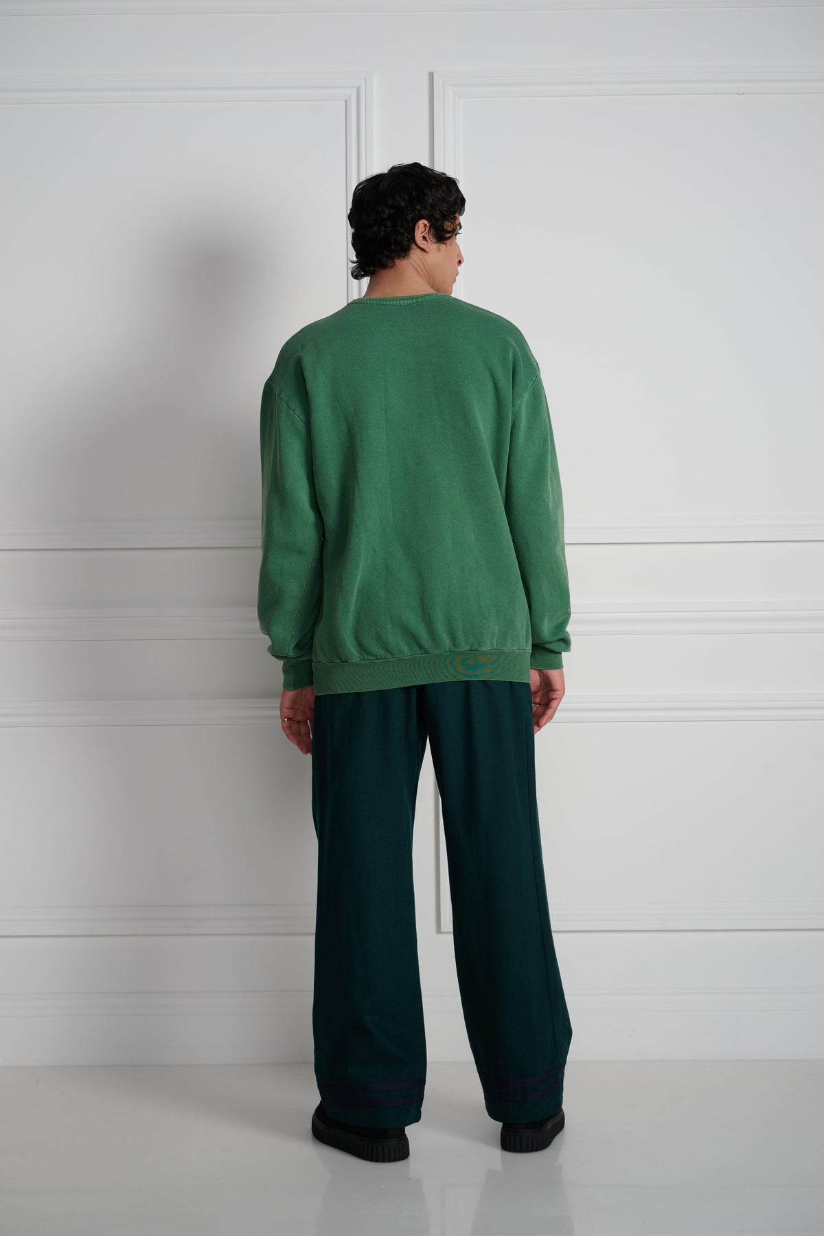 Kimball Set In Crewneck Old Dyed Green