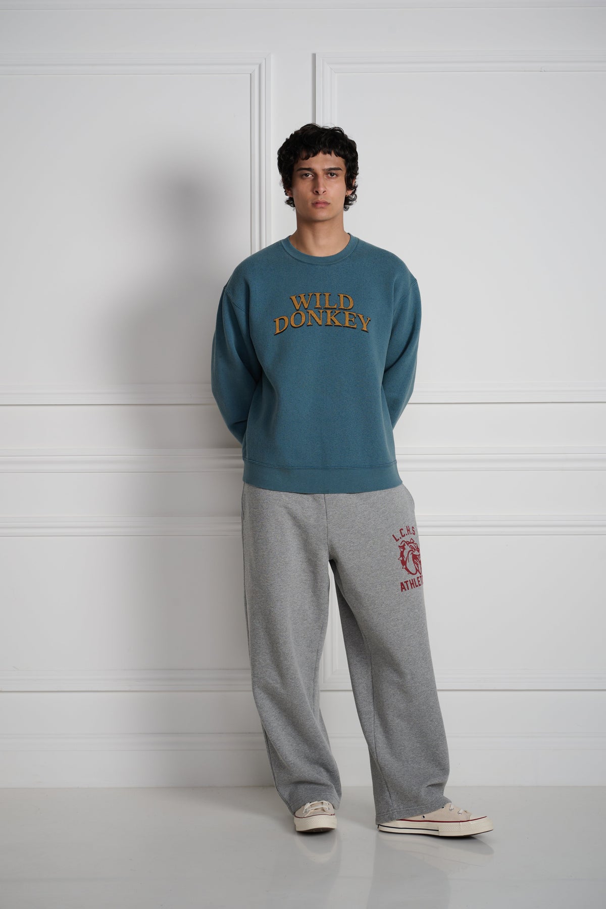 Bulldog Jog Pants Heather Grey