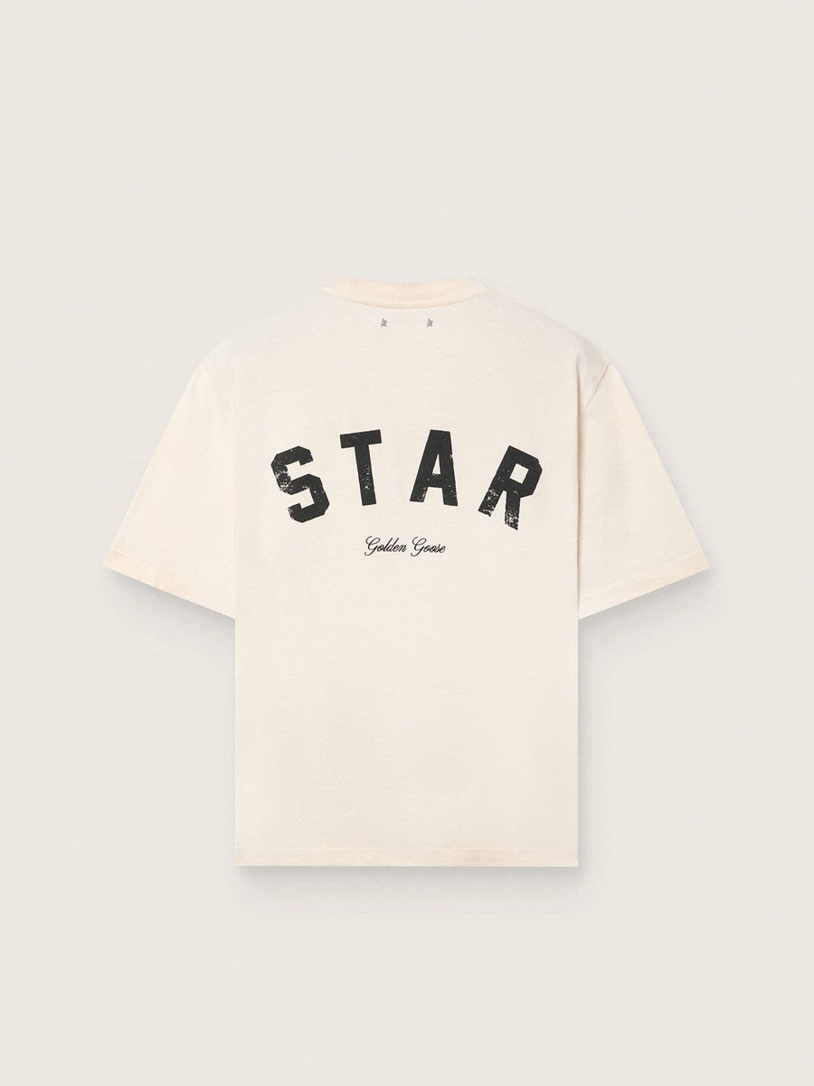 Star Relaxed Fit T-shirt Beige - back