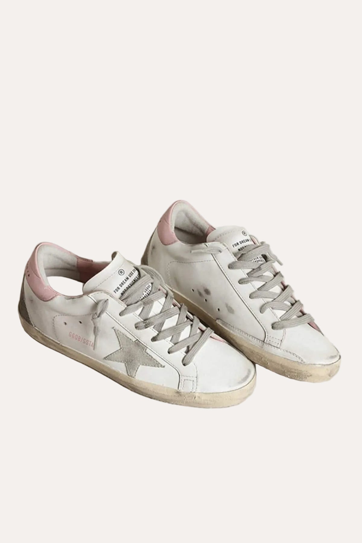 Golden Goose Super-Star White/Ice/Light Pink - vinkelbilde
