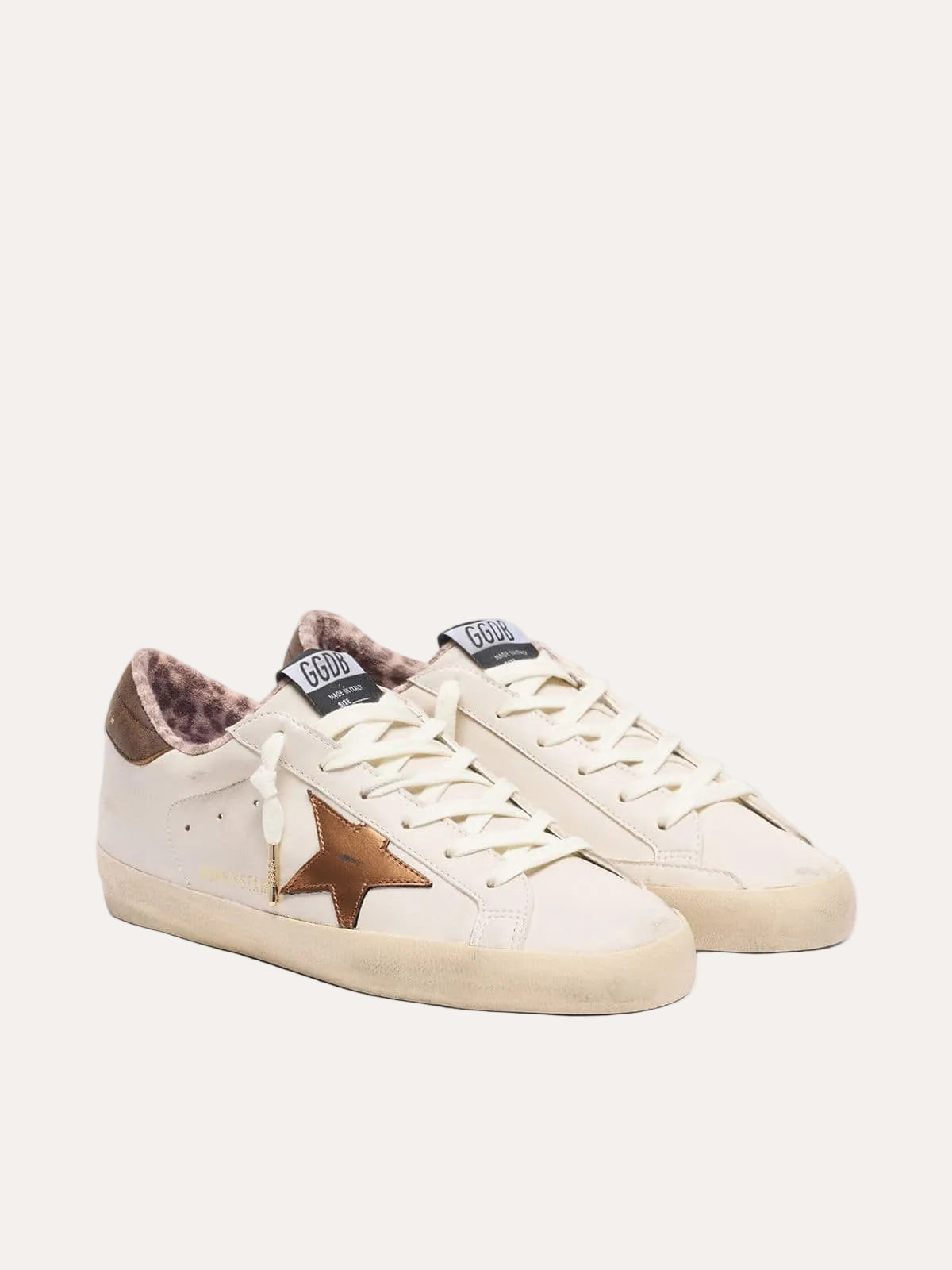 Super Star Nappa Upper Laminated Star Leather Heel – par forfra