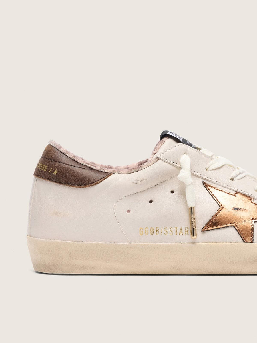 Super Star Nappa Upper Laminated Star Leather Heel – detalj