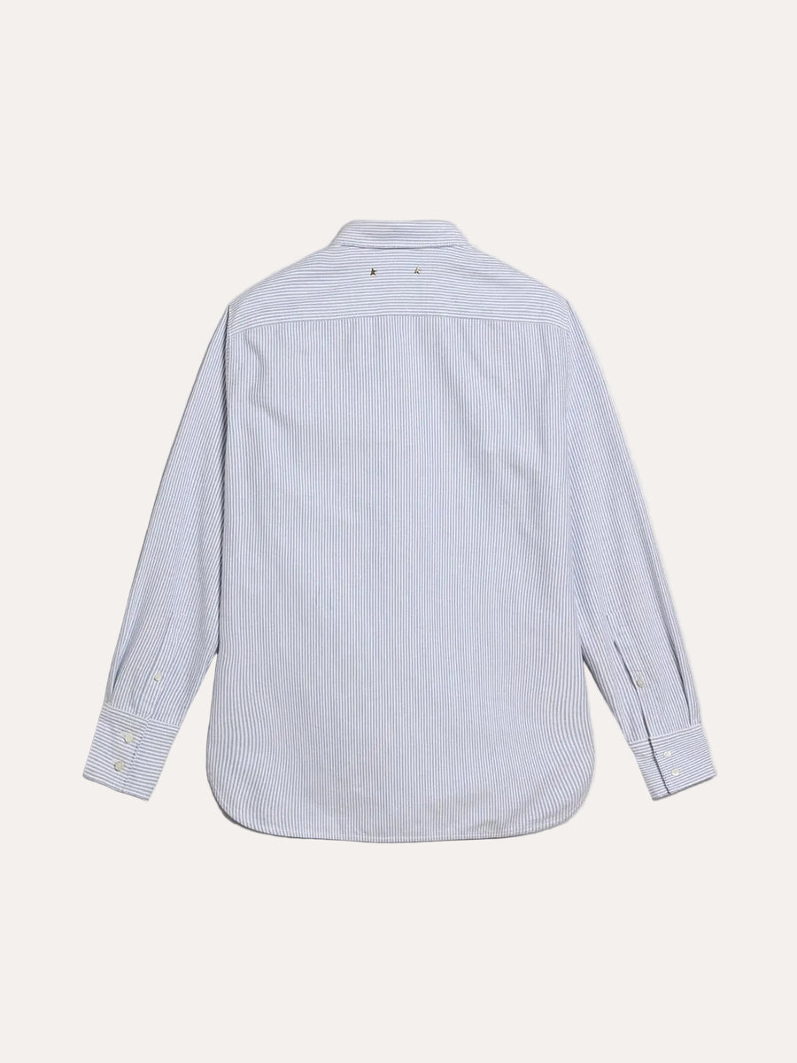 Golden W´s Boyfriend Shirt Striped Oxford Shirt – bakfra