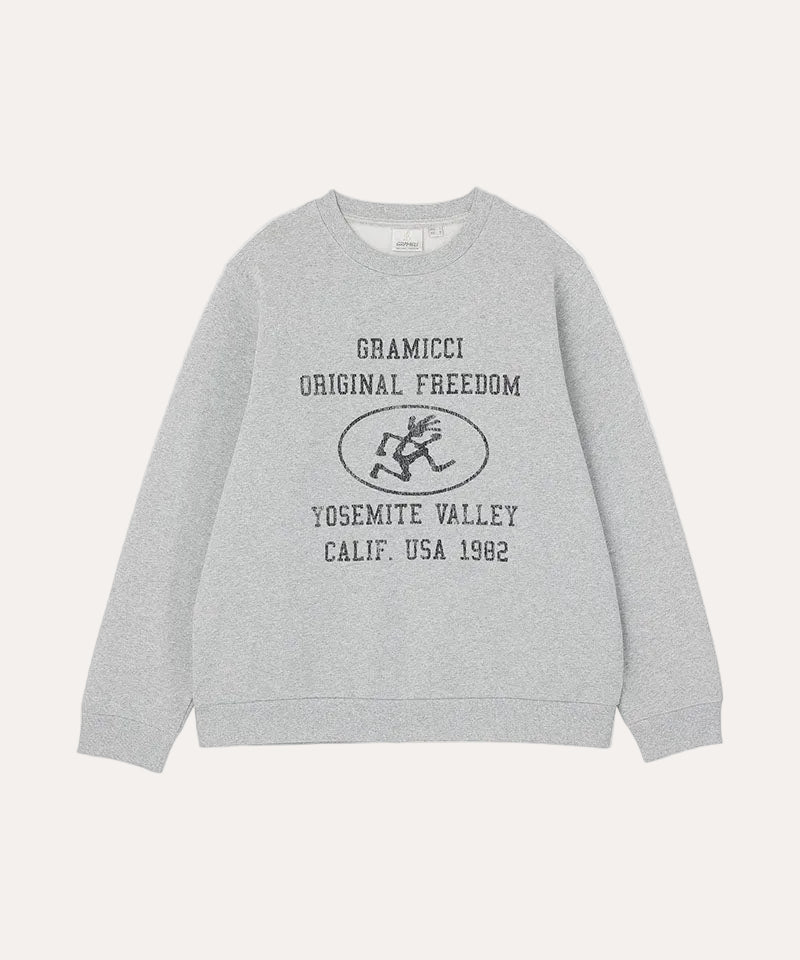 Yosemite Valley Sweatshirt Grey Heather - packshot