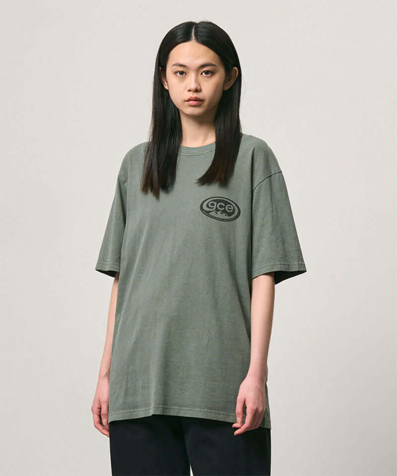 GCE Tee Pigment Dyed Sage Pigment - modellbilde