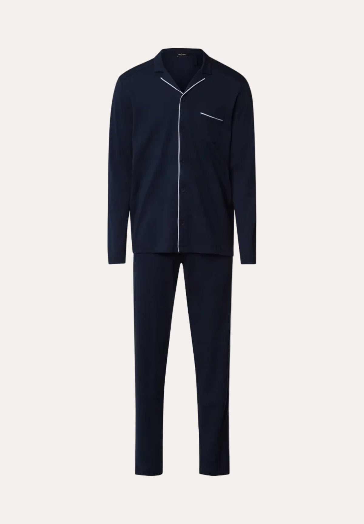 L/SLV Pajama Night & Day Deep Navy