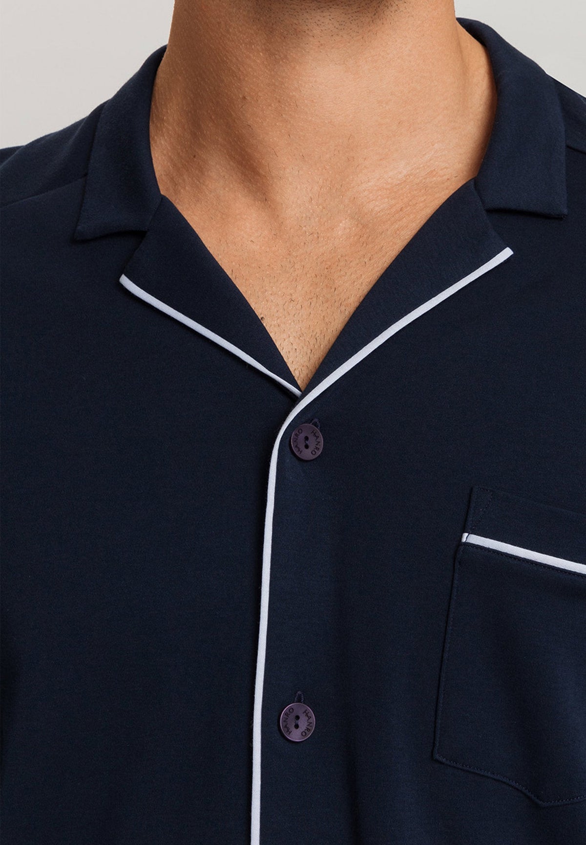 L/SLV Pajama Night & Day Deep Navy