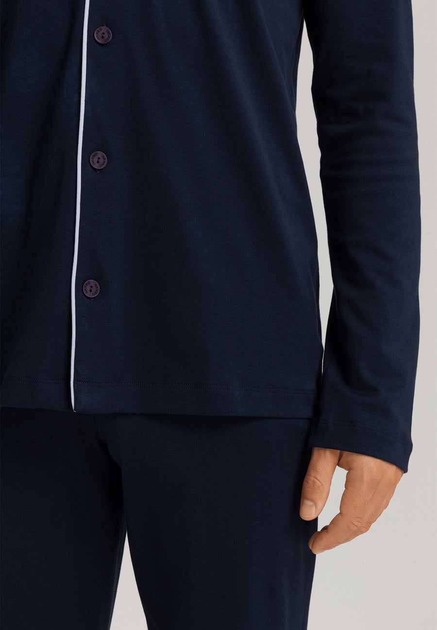L/SLV Pajama Night & Day Deep Navy