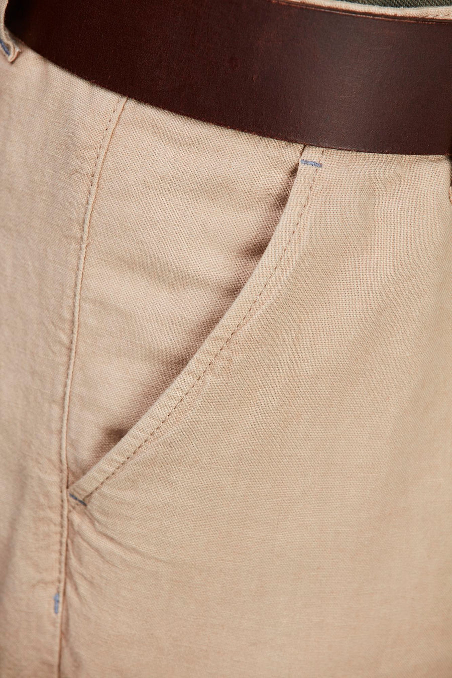 Cotton/Linen Cargo Shorts - detalj 3