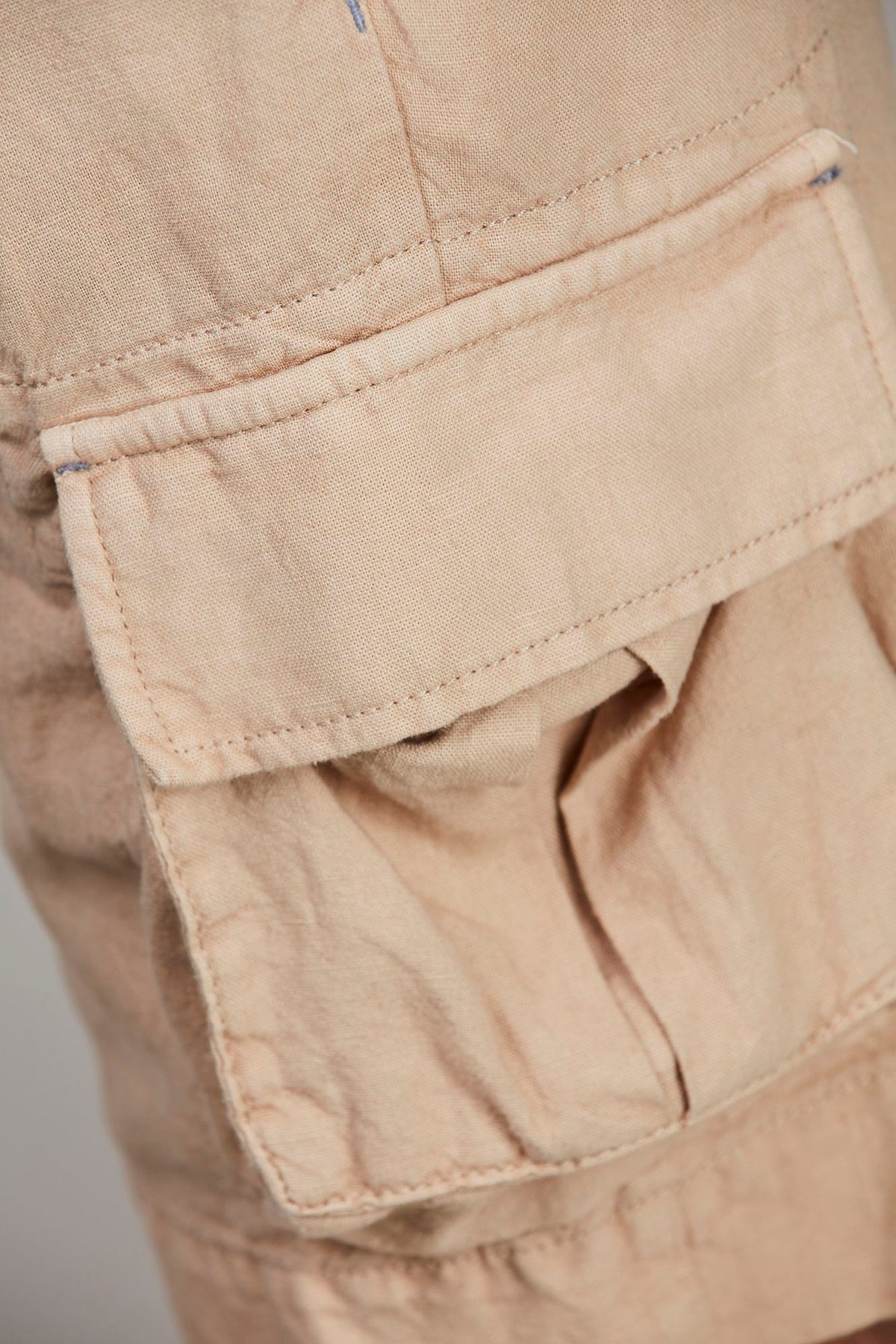 Cotton/Linen Cargo Shorts - detalj 4