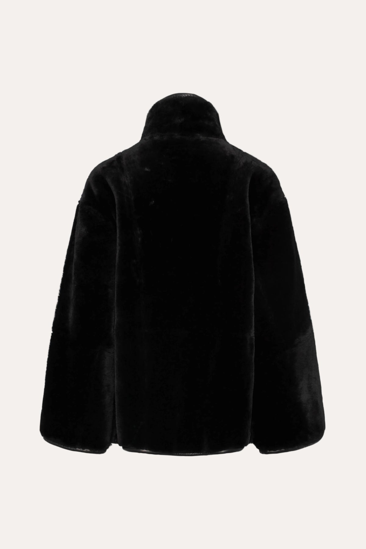 Hawk Jacket Midi Black - packshot bakside