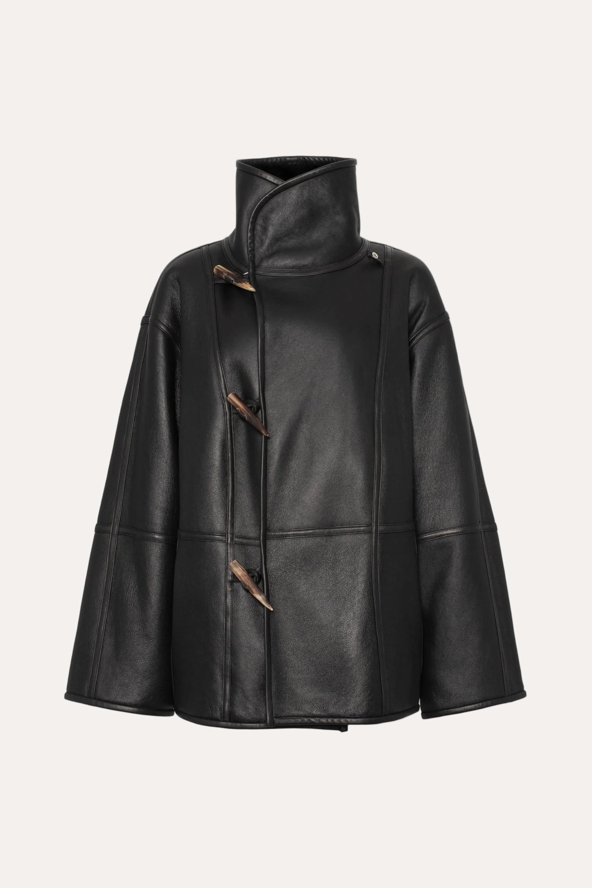 Hawk Jacket Midi Black - packshot skinnside forside