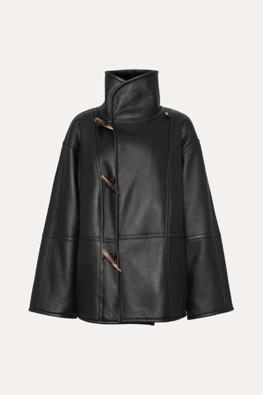 Hawk Jacket Midi Black - packshot skinnside forside