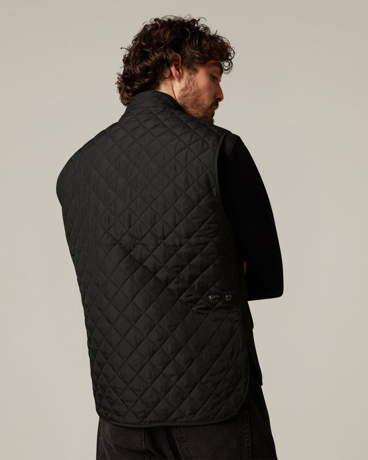 Icon Gilet Black - detalj
