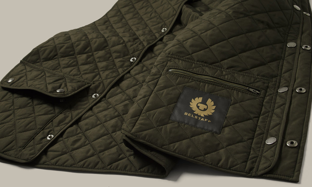 Icon Gilet Faded Olive - modellbilde