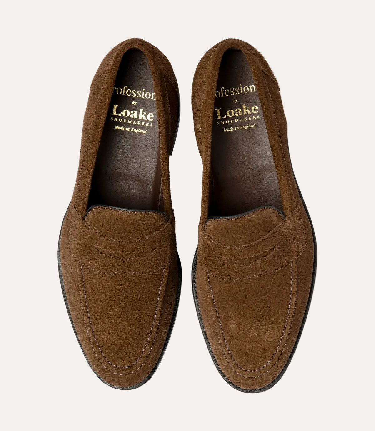 Imperial Penny Loafer Brown Suede