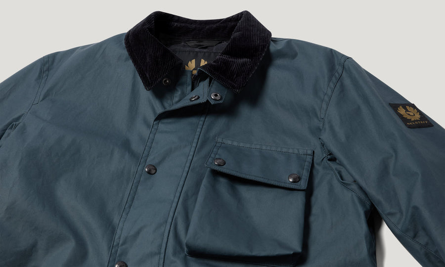 Incline Jacket Petrol - bakfra