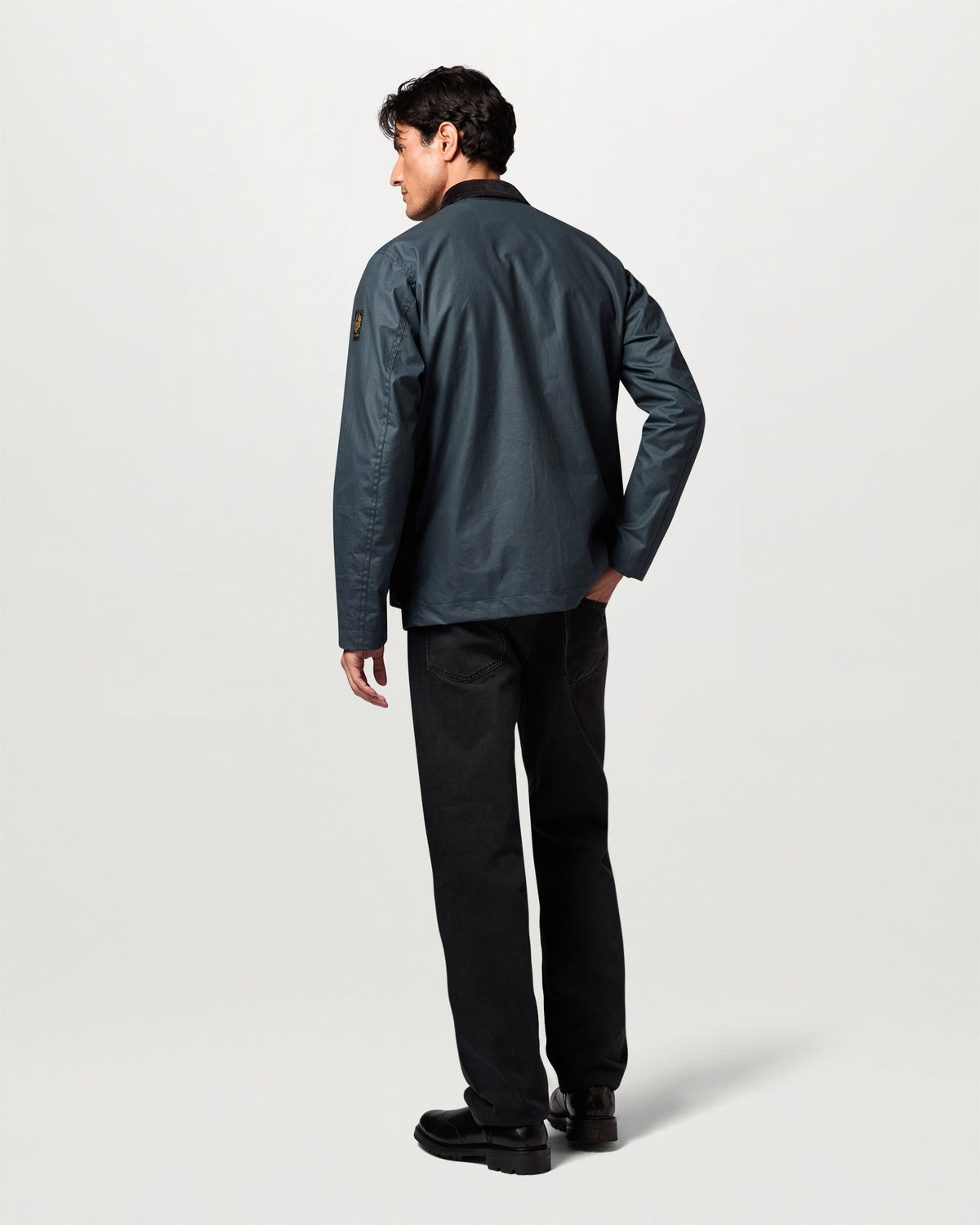 Incline Jacket Petrol - detalje krage