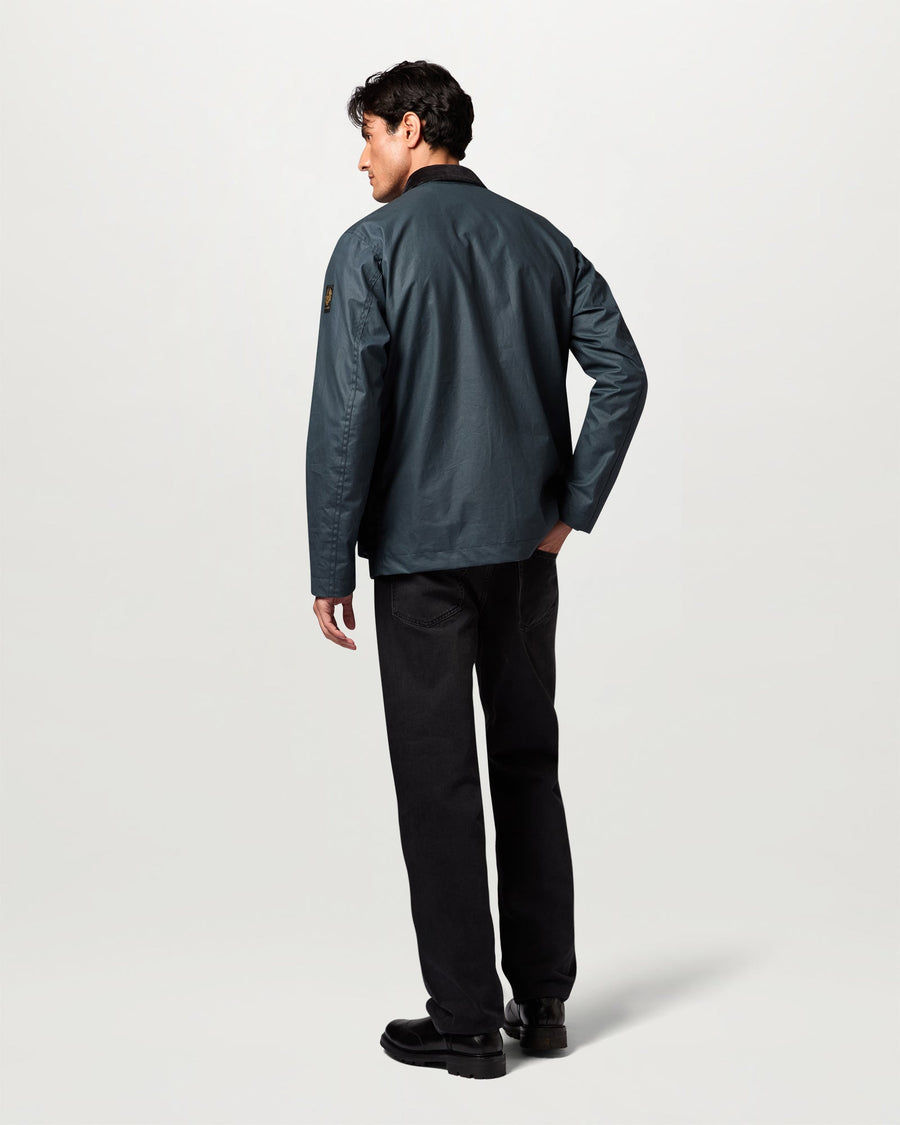 Incline Jacket Petrol - detalje krage