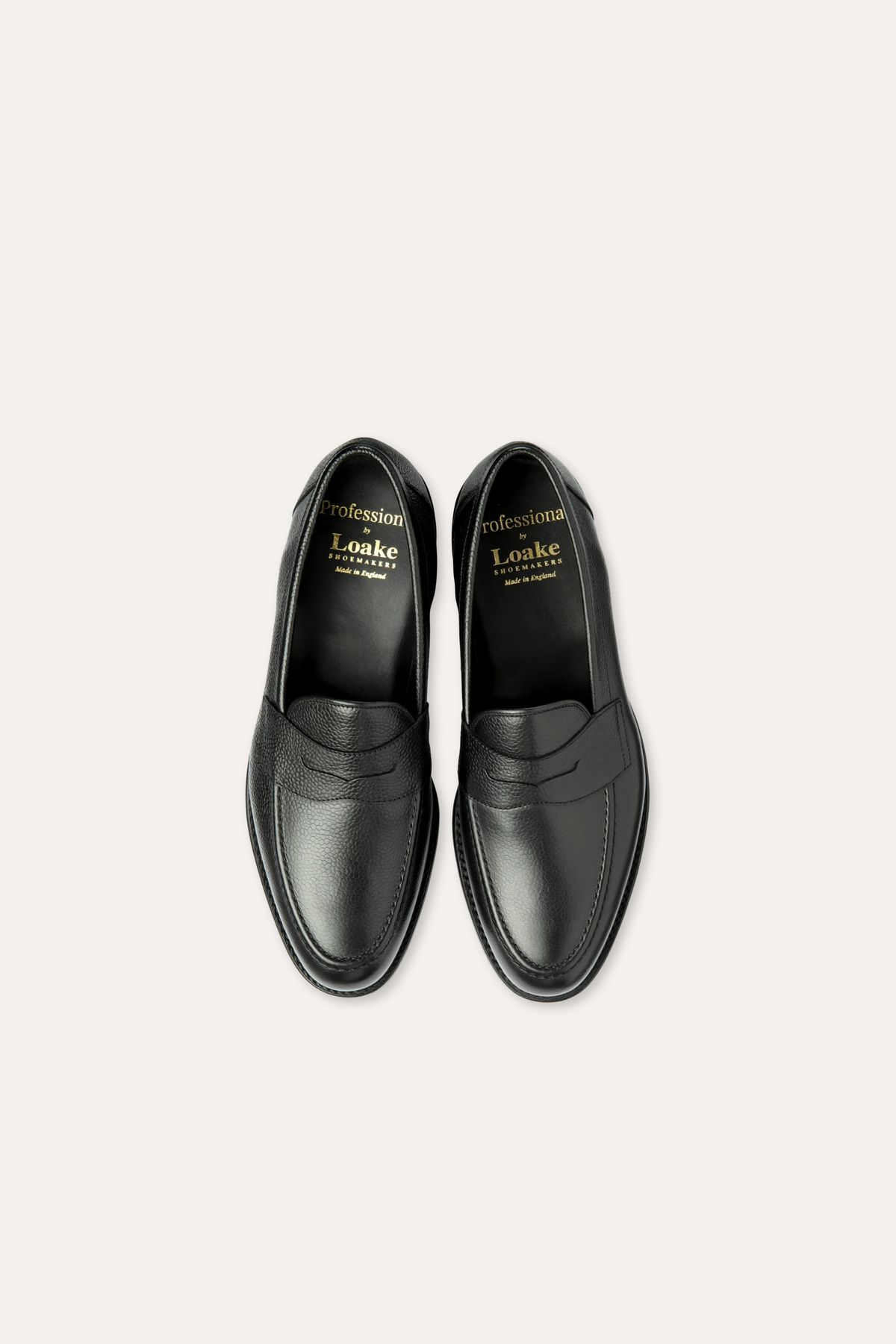 Imperial Penny Loafer Black Grain