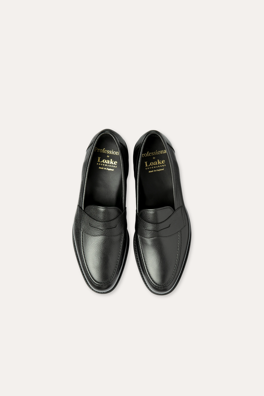 Imperial Penny Loafer Black Grain