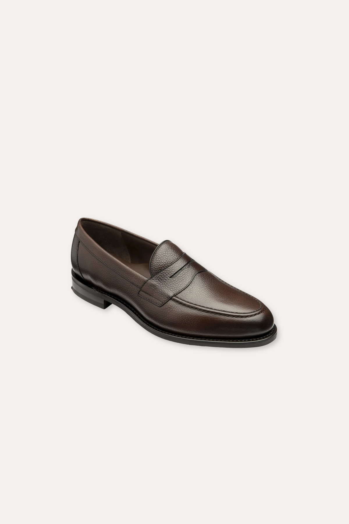 Imperial Penny Loafer Dark Brown Grain