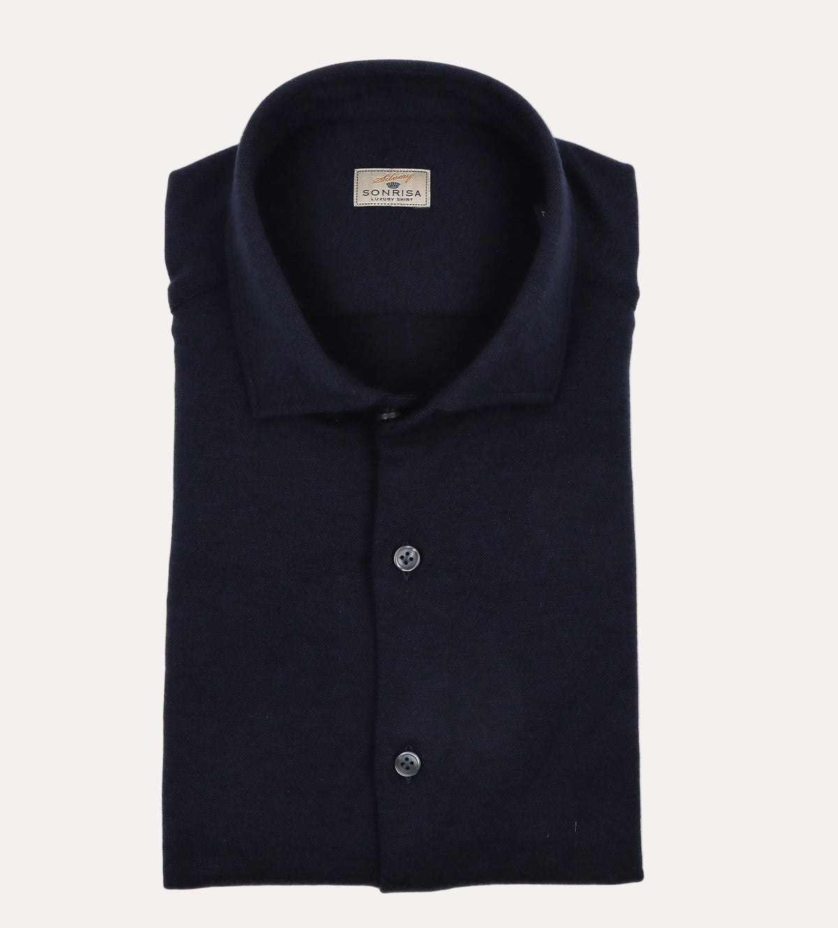 Soft Cotton/Lyocell Shirt Navy