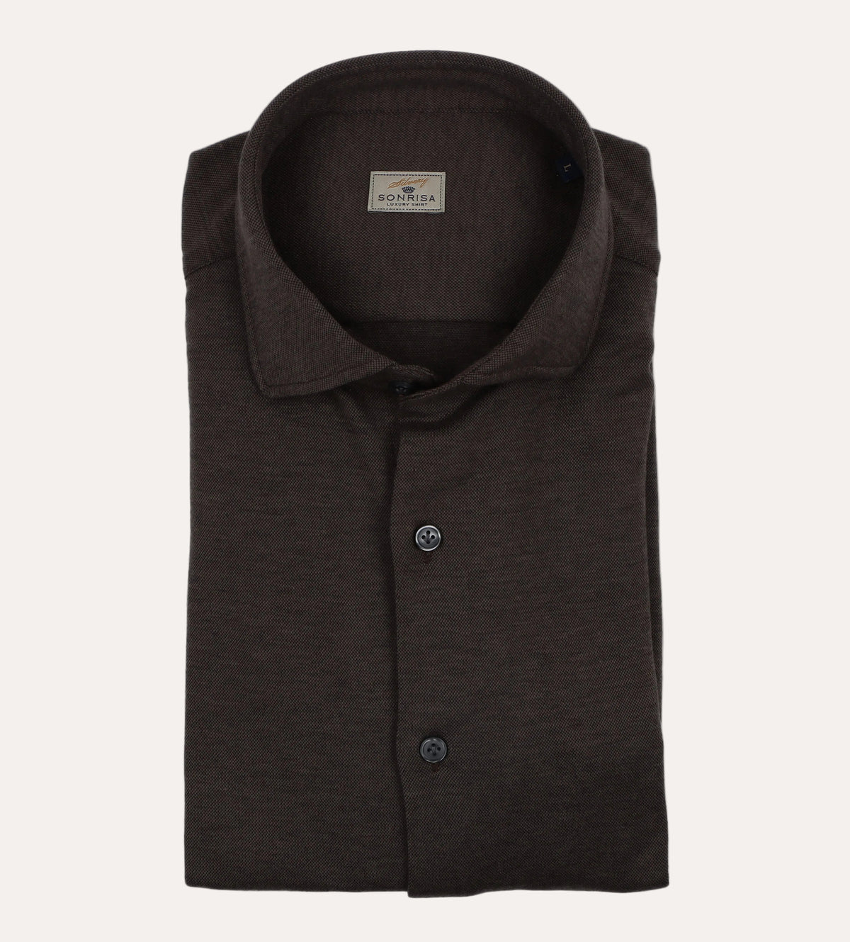 Soft Cotton/Lyocell Shirt Brown