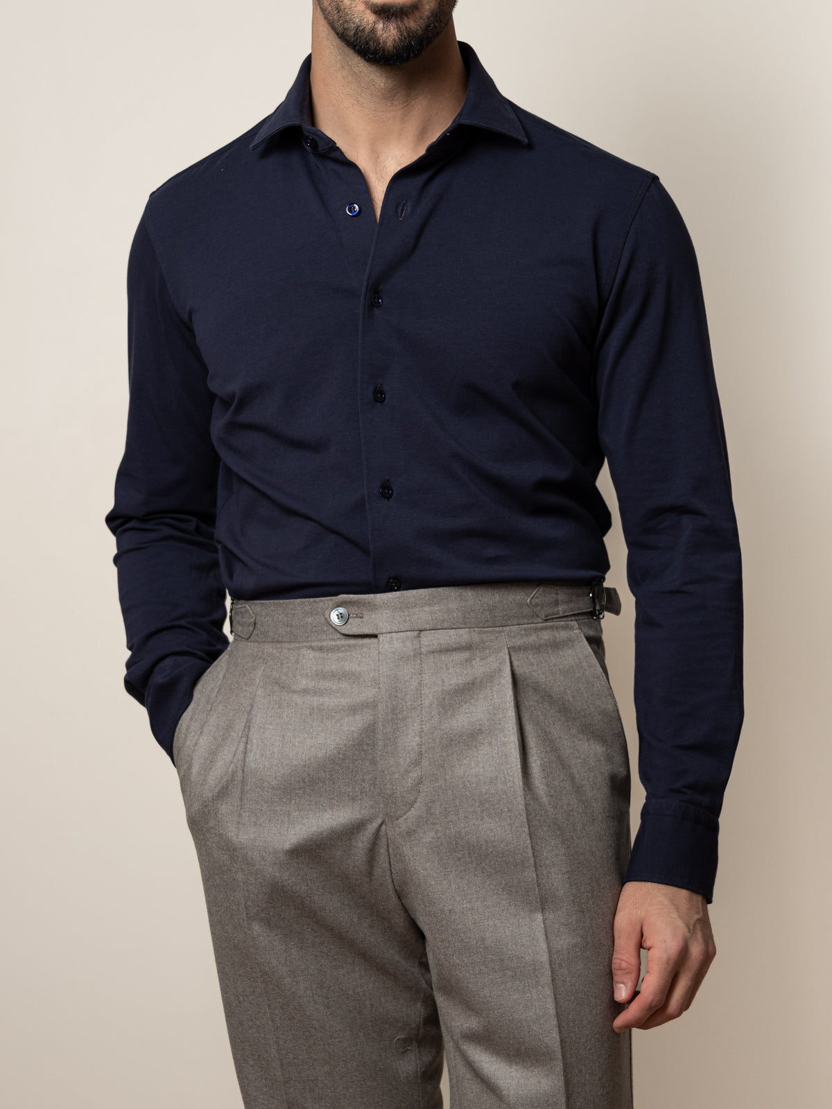 Jersey Shirt Navy