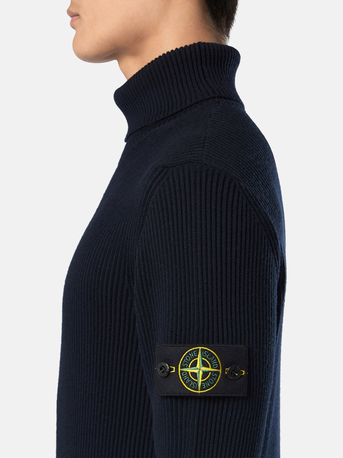 Stone Island 5100052 Turtleneck Navy - Detail A