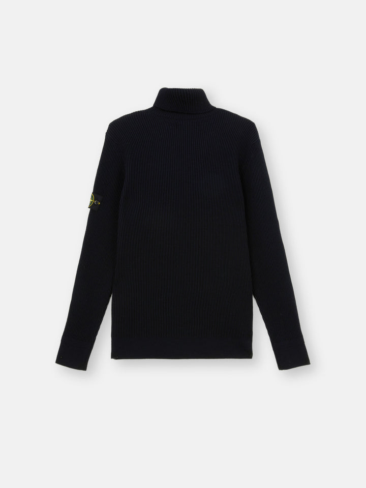 Stone Island 5100052 Turtleneck Navy - Detail D