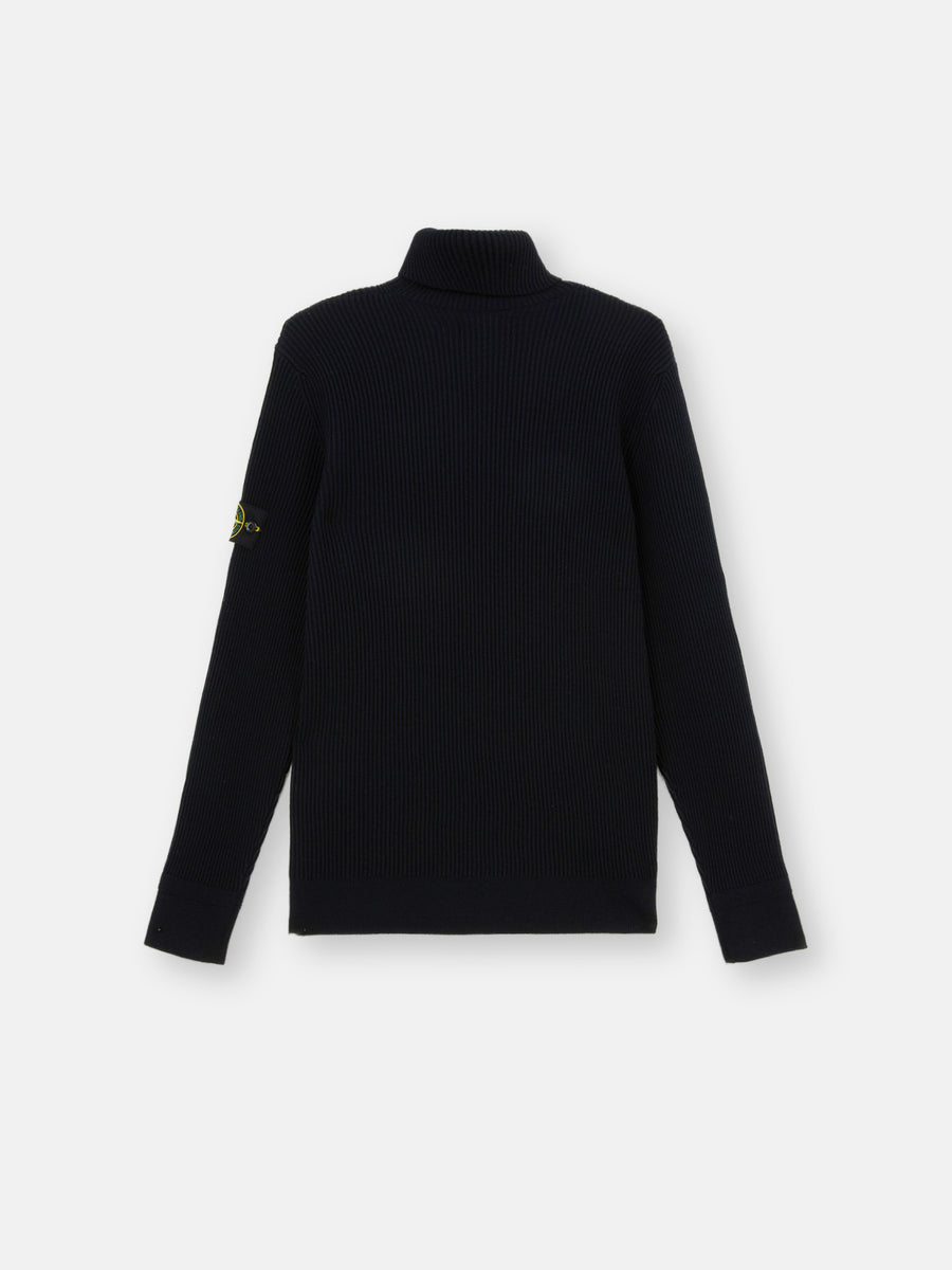 Stone Island 5100052 Turtleneck Navy - Detail D