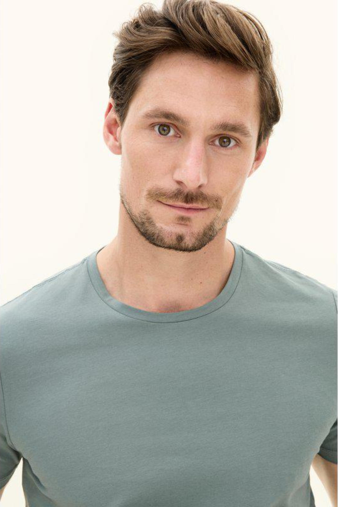 Kyran Cotton Stretch Slim Fit T-Shirt Balsam Green