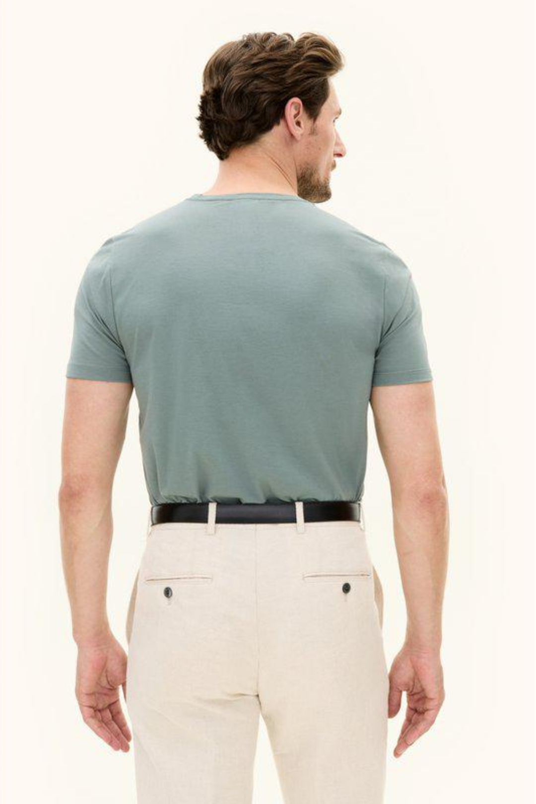 Kyran Cotton Stretch Slim Fit T-Shirt Balsam Green