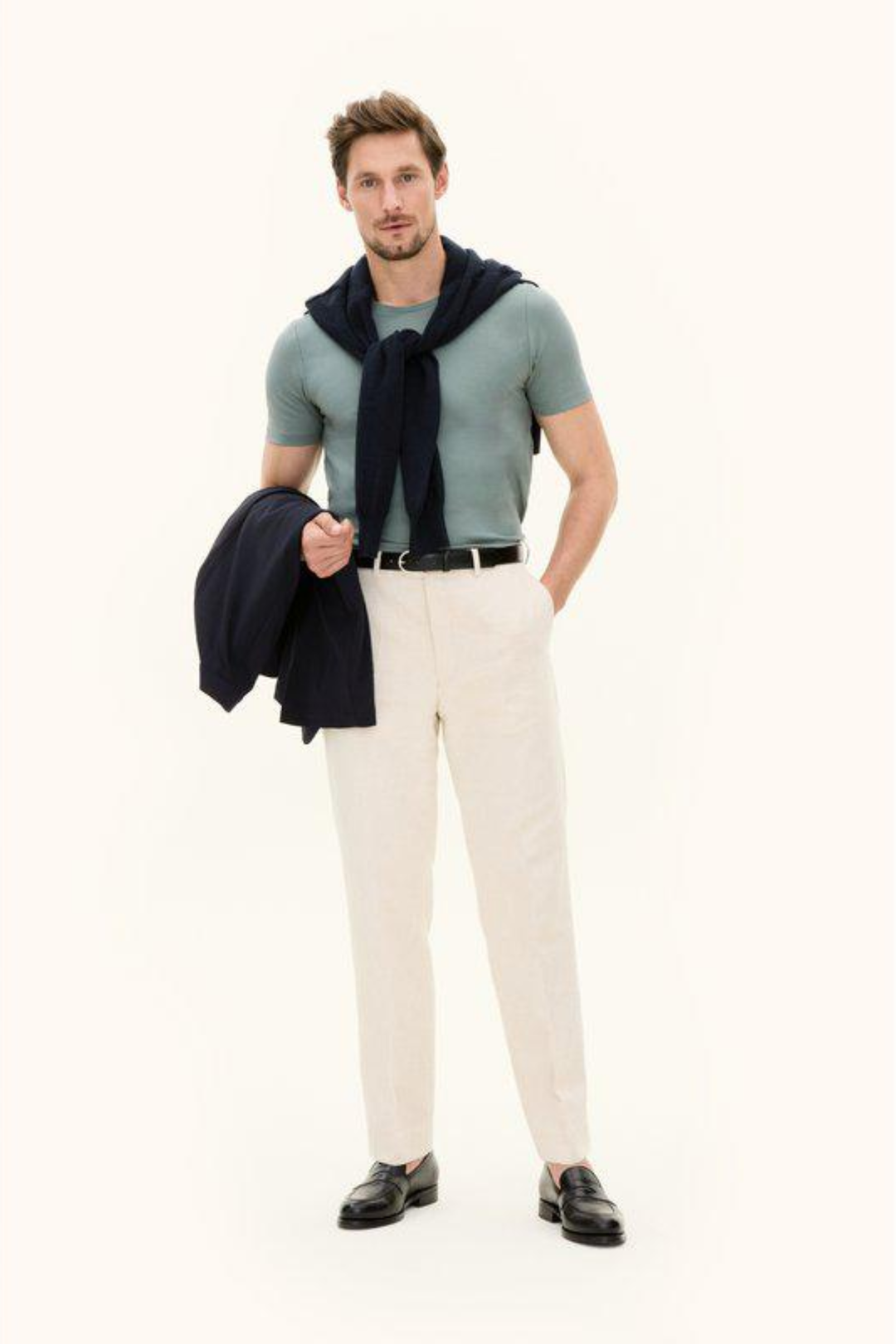 Kyran Cotton Stretch Slim Fit T-Shirt Balsam Green